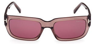 Tom Ford EZRA FT 1075 unisex Brown Geometric Sunglasses