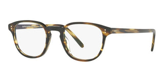 Oliver Peoples FAIRMONT OV 5219 men Havana Geometric Eyeglasses