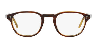 Oliver Peoples FAIRMONT OV 5219 men Havana Geometric Eyeglasses