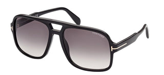 Tom Ford Falconer-02 Ft0884 Unisex Black Geometric Sunglasses