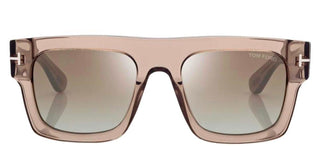 Tom Ford FAUSTO FT 0711 unisex Brown Geometric Sunglasses