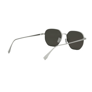 FENDI FE40004U men Silver Oval Sunglasses