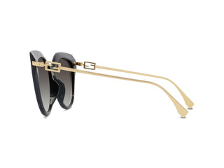 FENDI FE40011U women Black Cat Eye Sunglasses