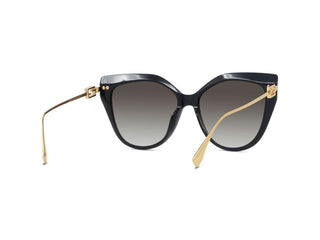 FENDI FE40011U women Black Cat Eye Sunglasses