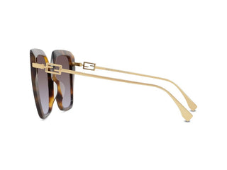 FENDI FE40012U women Havana Butterfly Sunglasses