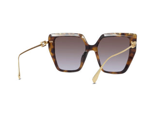 FENDI FE40012U women Havana Butterfly Sunglasses