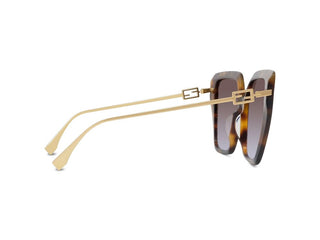 FENDI FE40012U women Havana Butterfly Sunglasses