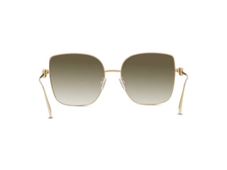 FENDI FE40013U women Gold Squared Sunglasses