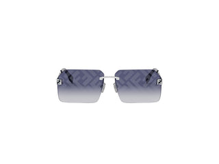 FENDI FE40043U men Silver Geometric Sunglasses