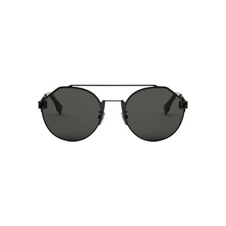 FENDI FE40060U men Black Round Sunglasses