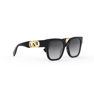 FENDI FE40063I women Black Squared Sunglasses