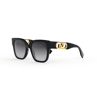 FENDI FE40063I women Black Squared Sunglasses