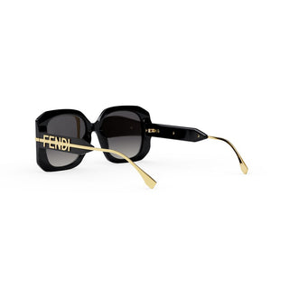 FENDI FE40065I women Black Squared Sunglasses