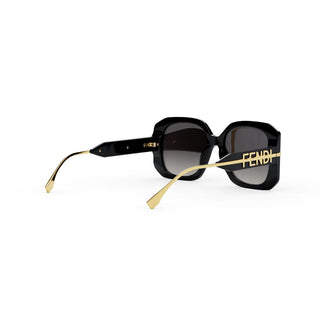 FENDI FE40065I women Black Squared Sunglasses