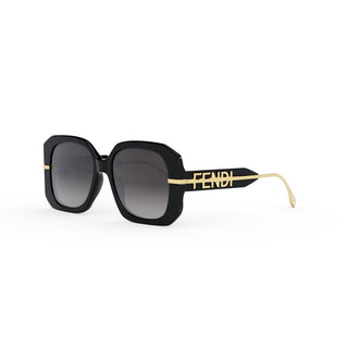 FENDI FE40065I women Black Squared Sunglasses