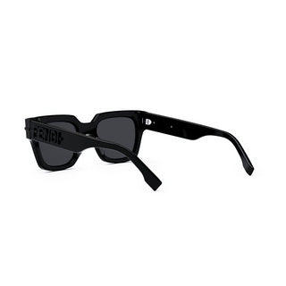 FENDI FE40078I men Black Rectangle Sunglasses