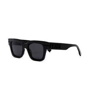 FENDI FE40078I men Black Rectangle Sunglasses