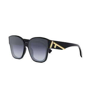 FENDI FE40098I women Black Squared Sunglasses