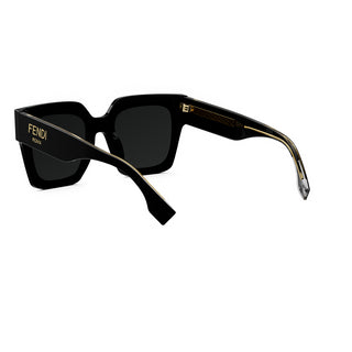 FENDI FE40101I women Black Squared Sunglasses