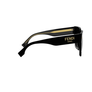 FENDI FE40101I women Black Squared Sunglasses