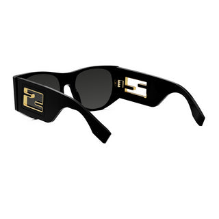 FENDI FE40109I women Black Oval Sunglasses