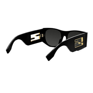 FENDI FE40109I women Black Oval Sunglasses