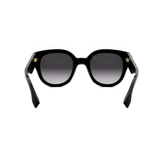 FENDI FE40111I women Black Round Sunglasses