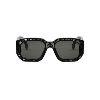 FENDI FE40113I men Black Rectangle Sunglasses