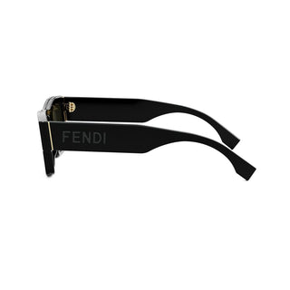 FENDI FE40118I men Black Rectangle Sunglasses