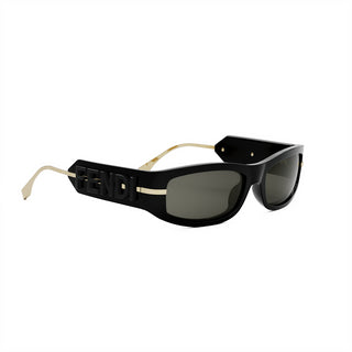 FENDI FE40120I unisex Black Oval Sunglasses