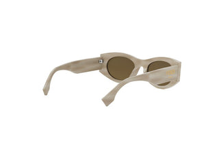 FENDI Fendi Roma FE40125I women Brown Oval Sunglasses