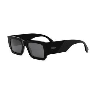 FENDI FE40131I men Black Rectangle Sunglasses