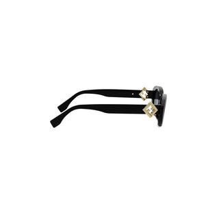 FENDI FE40140U women Black Oval Sunglasses