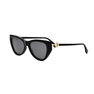 FENDI FE40149I women Black Cat Eye Sunglasses