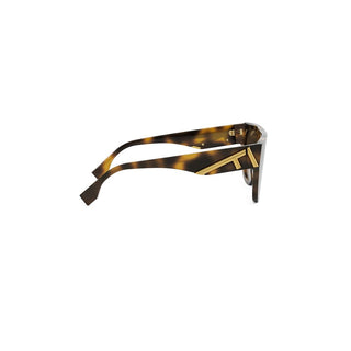 FENDI FE40150I women Havana Geometric Sunglasses