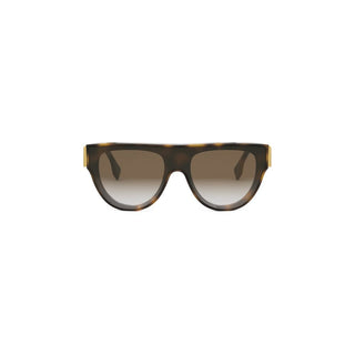 FENDI FE40150I women Havana Geometric Sunglasses