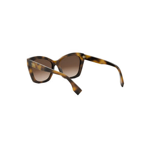 FENDI FE40151I women Havana Squared Sunglasses