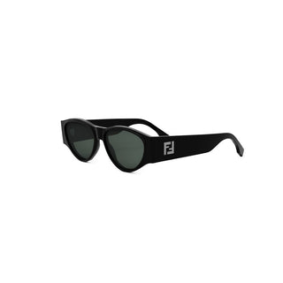 FENDI FF Squared FE40158I men Black Oval Sunglasses