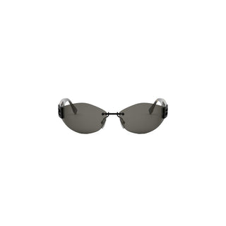 FENDI Baguette FE40159U women Black Geometric Sunglasses