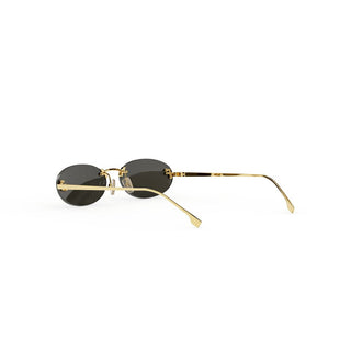 FENDI FE4075US women Gold Oval Sunglasses