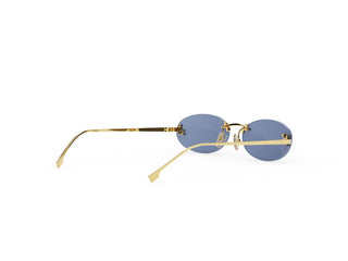 FENDI FE4075US women Gold Oval Sunglasses