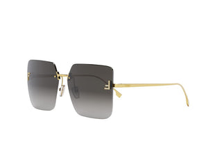 FENDI FE4082US women Gold Squared Sunglasses