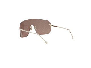 FENDI FE4121US women Gold Rectangle Sunglasses