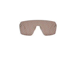 FENDI FE4121US women Gold Rectangle Sunglasses