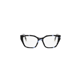 FENDI FE50001I women Havana Geometric Eyeglasses