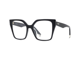 FENDI FE50002I women Black Squared Eyeglasses