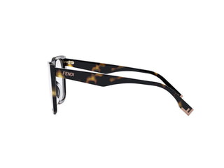 FENDI FE50002I women Transparent Squared Eyeglasses