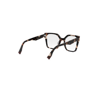 FENDI FE50002I women Havana Geometric Eyeglasses