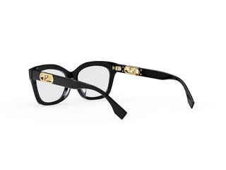 FENDI FE50039I women Black Geometric Eyeglasses