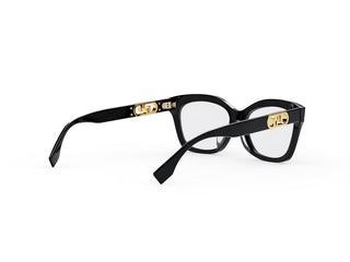 FENDI FE50039I women Black Geometric Eyeglasses